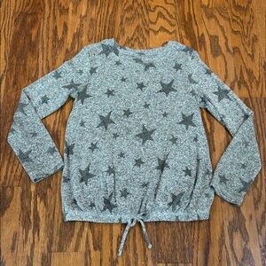 Cat & Jack, Girls, Gray Long Sleeve Shirt, Size S (6/6X)